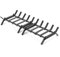 MinWadil Heavy Duty Fireplace Grate Rack, 24 inch Solid Steel Fireplace Log Grate, Matt Black Fireplace Log Burning Racks Easy Assembly Fire Grates for Fire Place for Indoor Outdoor