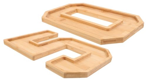 Alipis Bandeja De Madera Resistente Plato para Pan Decorativa Postres Almacenamiento Frutas