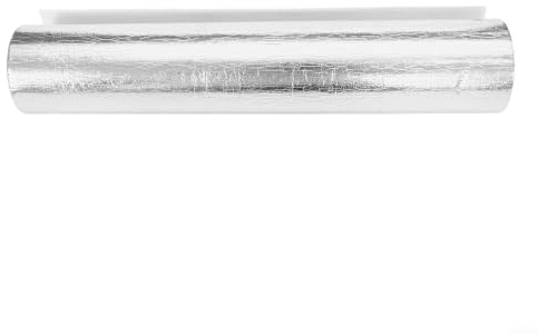 Honseadek Thermo-Tapete, selbstklebend, schalldicht, feucht, 50 x 300 cm, wasserdicht, für Wandverkleidung, Isolierung, feuchtigkeitsbeständige Bereiche, Weiß