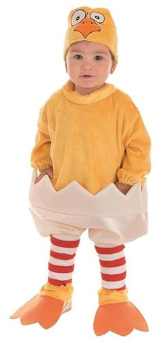 MiDisfraz Disfraz de Pollito Cáscara para Bebé Unisex 0-12 meses y 1-2 años (1-2 años)