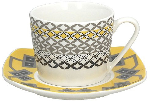 Tognana Confezione 6 Tazze caffè con Piatto Area YouYellow