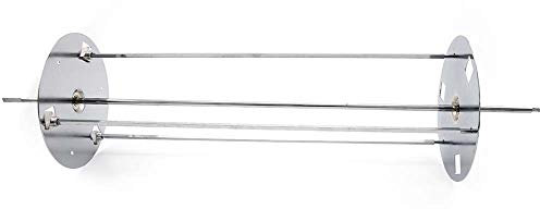 GIEMME Spiedo per Girarrosto - Spiedo Planetario - Spiedini in dotazione 3 - Spiedini max applicabili 6 (Lunghezza totale: 70 cm)