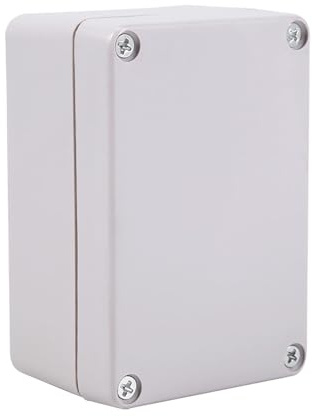 Kunststoffgehäuse IP66 ABS Plastik Elektronische Gehäuse Box Anschlußdose Wasserdicht Schaltschränke Stromverteilung Zählerkasten Leergehäuse Kunststoff (100x68x50mm)