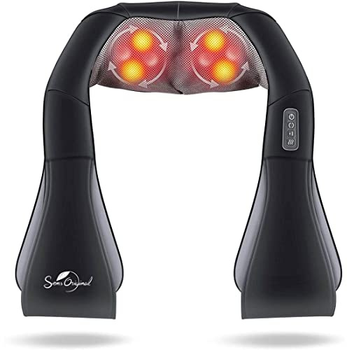 Sens Original – Aparato de masaje multiusos y ergonómico shiatsu para calentar cuello/nuca/hombros/cervicales/trapecio