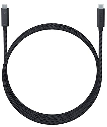 Razer Thunderbolt 4-kabel (2.0 Meter) - Upp till 40 gigabit per sekund, Upp till 8K-upplösningar | Svart