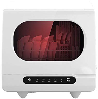 Lave-Vaisselle de comptoir Lave-Vaisselle de Table Domestique Mini Lave-Vaisselle Portable intégré Machine à Laver la Vaisselle sans Installation Automatique