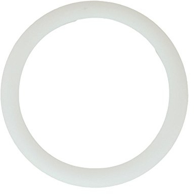 BROVACS Coprivolante per auto in morbido silicone con texture in pelle, universale, design antiscivolo, 35,6-40,6 cm, custodia protettiva bianca