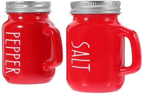 Kichvoe 2pcs Spice Storage Glass Bottles with Sealing Lid Handle Condiment Dispenser for Compact Seasoning Jars for Home and Travel Easy to Clean and Reusable