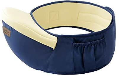Schwangerschaftspflege Set Walkers Baby Taille Hipseat Hip Hold Belt Infant Seat Sling Rucksack Baby Mother Care Hosen Erweiterungen (Dark Blue, One Size)