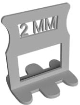 M&N Kit de nivellement de carrelage - 1 mm, 1,5 mm, 2 mm, 3 mm - Grand choix (200 languettes de 3 mm) - Outil d'aide à la pose de carrelage pour pose de carrelage - Accessoires pour pose de carrelage