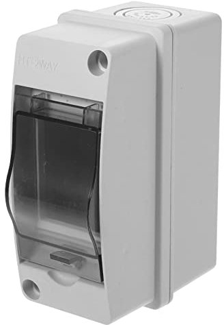 LALADEFIEE Scatola Di Distribuzione Elettrica in Trasparente Per Prese e Interruttori Adatta Per Parcheggi e Zone Industriali Scatola Di Derivazione Vie Per Esterni