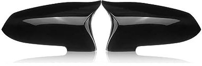 Auto Spiegelkappen Seitenspiegelkappen Für 5 6 7 Serie F10 F11 F18 GT 5GT F07 F06 F12 F13 LCL F01 F02 Carbon Side Rückspiegel Abdeckung Capps(Schwarz)