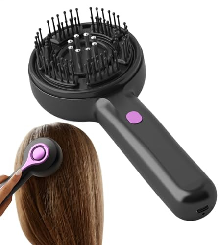 Elektrisches Haarmassagegerät – Tragbare Kopfhaut-Massagebürste, 3 Modi, nass und trocken, tragbares Kopfkratzwerkzeug für Stressentspannung