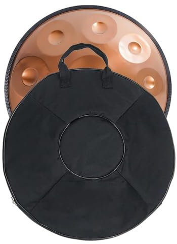 SQSXCKIQ Handpan-Trommeltasche, Handpan-Tasche, Handpan-Hülle, Stoßdämpfung, wasserdicht, 22-Zoll-Rucksack, Oxford-Stoffschutz, Schlaginstrumente, Handtrommeltasche