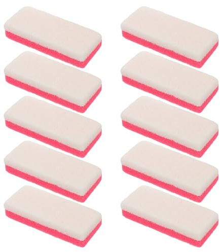 Mikinona 10pezzi Piedi Doppia Testata Pietra Pomice per Esfoliazione dei Piedi Rimozione Morta Levigatrice per Talloni Secchi Strumento Pedicure Riutilizzabile