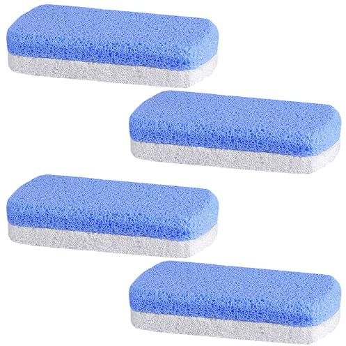 Healeved 4piezas Piedra Pómez de Dos Tonos para Pies Exfoliante de Doble Cara Removedor de Callos Herramienta de Pedicura para Eliminar Piel Muerta Talones y Rodillas