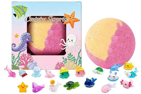 Bombe Da Bagno Frizzanti Regali Colorati Effervescenti Per La Calza Con | Sfera Effervescente per Bagno Schiuma Ideale Regalo Per Compleanni Feste Dei Bambini E Occasioni Speciali