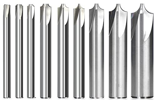 JAINGU 1pc Radius Corner Rounding Cutter R0.5-R5.0 Round Over Schaftfräser Hartmetall-Fräser Für CNC-Maschinen-Radiusfräser,R3xD8x50L