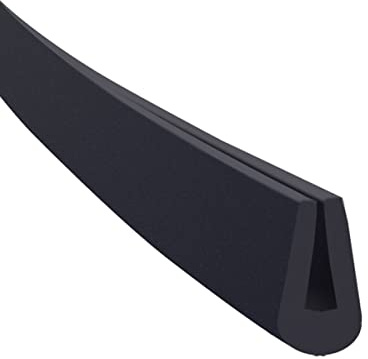 YTGZS Caoutchouc Profil U Bordure de Protection Joint de Protection de Bord de Tôle Longueur 10m Largeur 8mm à 12mm,12mmx20mmx10m