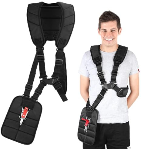 Komfort Tragegurt Doppel Schultergurt Schultergurt Gurte Doppelschultergurt Doppel Schultergurt Tragegurt Rasentrimmer Cutter Rasenmäher Trimmer Shoulder Strap Für Rasentrimmer Freischneider