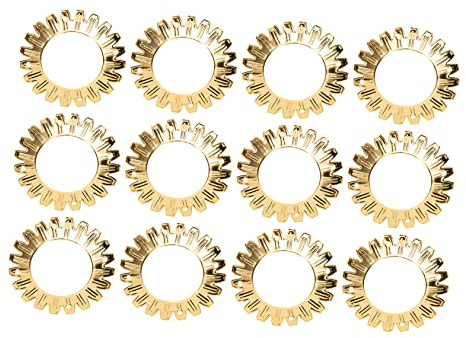 OSALADI Accessori Per Lampade Sospese 12 Pezzi Set Anelli Decorativi Per Lampadari Fai Da Te, Struttura Resistente e Design Semplice, Per Decorazione Lampada Da Scrivania e Accessori Leggeri