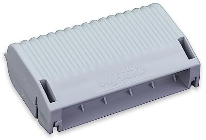 WAGO Gelbox, Boîtier de Dérivation, avec Gel, pour Séries 221 Ou 2273, Max. 6 mm², sans Bornes de Raccordement, Taille 3, Gris (2 Pcs)