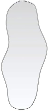 vidaXL Wandspiegel Silbern 80x35 cm