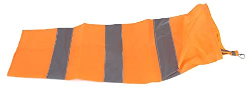 SEAFRONT Flughafen-Windsack Im Freien, Windsack-Windsack Zum Aufhängen, Orange Windsack-Windsäcke mit Reflektierenden Gürteln für den Außenbereich, Flughafen, Bauernhof, Garten, Parks,