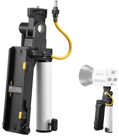 Godox AK-B01 NP-F Battery Accessory Kit for Godox ML60IIBi LED Video Light, Portable Bracket Handle Light Holder Stabilizers with 1/4 Screw