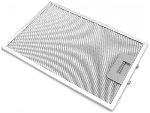 RECAMBIOS DREYMA Filtre métallique hotte 311 x 250 x 8 mm en aluminium lavable pour cils compatible avec Bosch Balay Teka Cata Fagor C.O 353110 Remplacement anti-graisse facile montage Pièce de