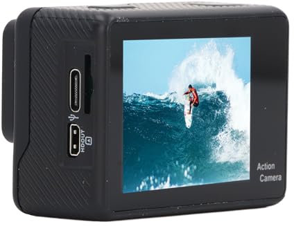 Generic Action Camera 5K, Fotocamera Subacquea Professionale HD con Zoom per Nuoto e Immersioni, Genericfkdzh8gb3y
