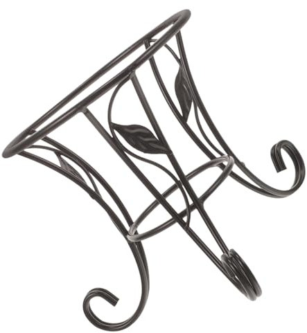 Toddmomy -Ständer Metall-Eisen-Garten-Blick-Kugel-Ständer Glas-Kugel-Ausstellungsstand Halter Blumentopf-Gestell Für Garten Hof Rasen Im Freien