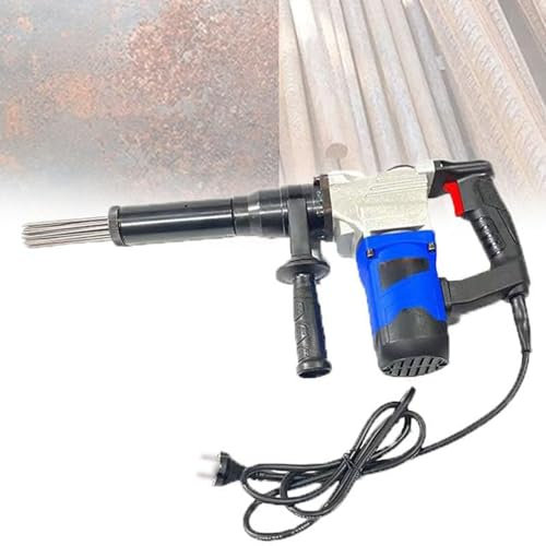 GTANND Deruggine elettrica ad Aghi, scrostatore ad Aghi Portatile, Macchina elettrica per la Pulizia della rimozione della ruggine, per la rimozione di ruggine, Scorie di Saldatura, Vernice,110v