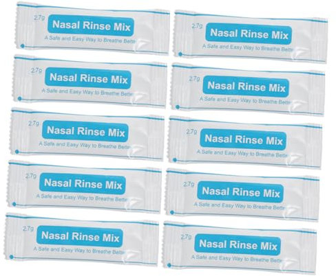 Beaupretty Nasenspülsalz 80 Päckchen Je 2,7g Natriumarmes Einzeln Verpacktes Nasenreinigungssalz Für Erwachsene Und Kinder Schnelle Auflösung Zur Täglichen Pflege Und Reinigung Der Nasenhöhle