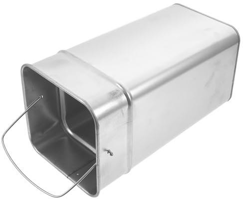 Cabilock Rivestimento Per Secchio in Metallo - Rivestimento Per Esterno Per Piccolo Bidone Della Spazzatura in Metallo Con Maniglia