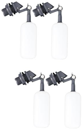 Housoutil 4pcs Aquarium Water Float Valve Pool Fill Valve Tank Float and Maintain
