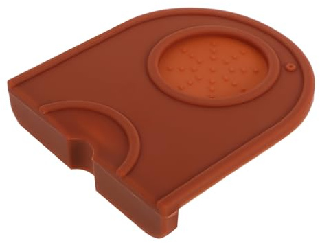 DECORNIJIA Heat Resistant Silicone Coffee Tamper Mat for Espresso Machines Non-Slip Compact Kitchen Countertop Accessory Portable Coffee Maker Pad Pressing and Grinding