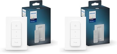 Philips Hue Telecomando Dimmer Switch, Controllo illuminazione Smart, Bianco, Versione 2021 (Confezione da 2)