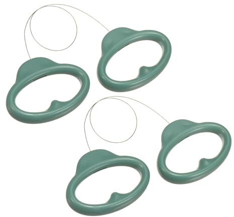 sourcing map 2 herramientas de alambre de cerámica, cortadores de arcilla de acero inoxidable de 11.8 pulgadas, cortador de arcilla con mango para cortar masa de queso, esculpir, tallar, color verde