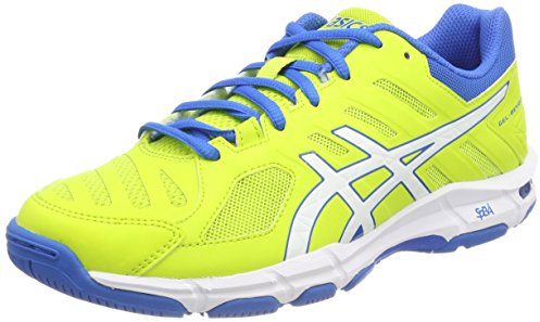 Asics Homme Gel-Beyond 5 Chaussures Multisport Indoor, Jaune Energy Green White Electric Blue 7701, 46.5 EU