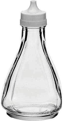 Utopia C6041 a-000000-b12048 Huile/Vinaigre Bouteille de vinaigre, plastique blanc Dessus (lot de 12)