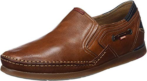 Fluchos 9883 Tornado Mariner Moccasin Homme Taille 45 Couleur Leather_Marine