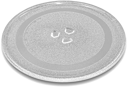 vhbw Mikrowellen-Teller kompatibel mit Panasonic NN-GD379 | NNGD377SEPG, NNGD379 Mikrowelle - Drehteller mit Y-Aufnahme, 24,5 cm, Glas