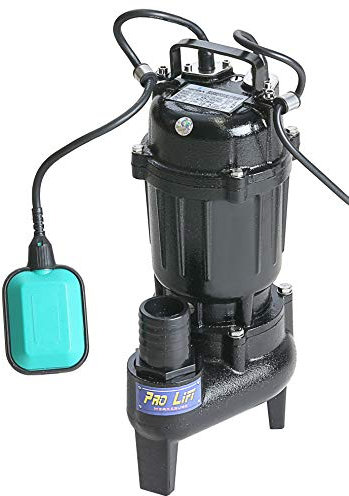 Pro-Lift-Werkzeuge Tauchpumpe mit Schwimmschalter 370W Gartenpumpe Metall-Gehäuse 17000l/h Wasserpumpe 230V Bilgepumpe Brunnenpumpe 17m³/h Aquarium elektrische Pool-Pumpe