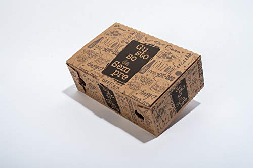 Box Fritto x Large,Contenitore Alimentare per fritti e Calzoni pz150 CF Carta (33x17,5 h7)