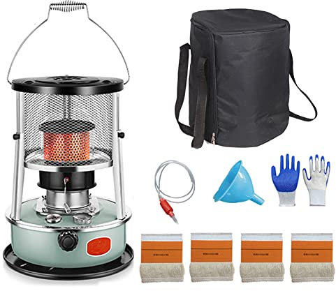 Tragbarer Kerosin-Heizofen, 4,5 l Camping-Ölheizungen, 9000 BTU-Gasherd, 360°-Rundumheizung, 15-20㎡ Heizbereich, Brenner-Paraffin-Heizung für drinnen und draußen, Terrasse, Deck, Zuhause