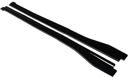 Seitenschweller Für VW Für Golf MK 7 7,5 2014-2019 Auto Seitenschweller Erweiterungen Stoßstange Tür Lip Splitter Winglet Einstellbare Dekoration Auto Schweller (Farbe : Gloss Black)