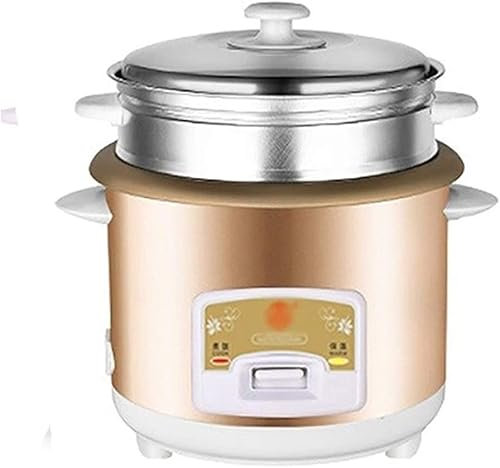 Cuociriso Elettrico Domestico Cuociriso Antiaderente Domestico, Funzione Mantenimento in Caldo, Cottura con Un Solo Tasto 1-5 Persone