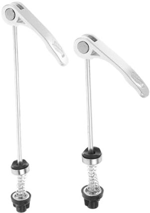 BESPORTBLE 2pcs Mountain Bike Wheel Hub Axle Quick Release Skewers of Levers Clip Bolts Easy to Use for Front Rear Wheels