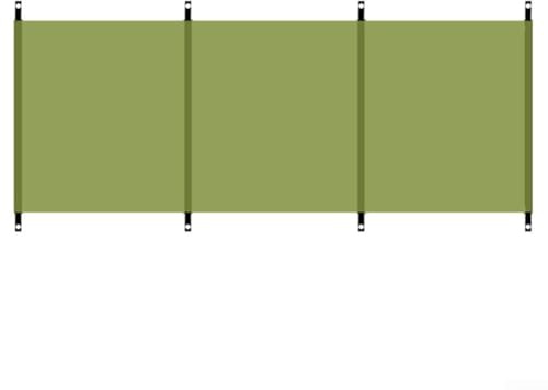 Pantalla de protección contra el viento para fogatas, complemento perfecto para tu equipo de picnic (verde (sin poste))